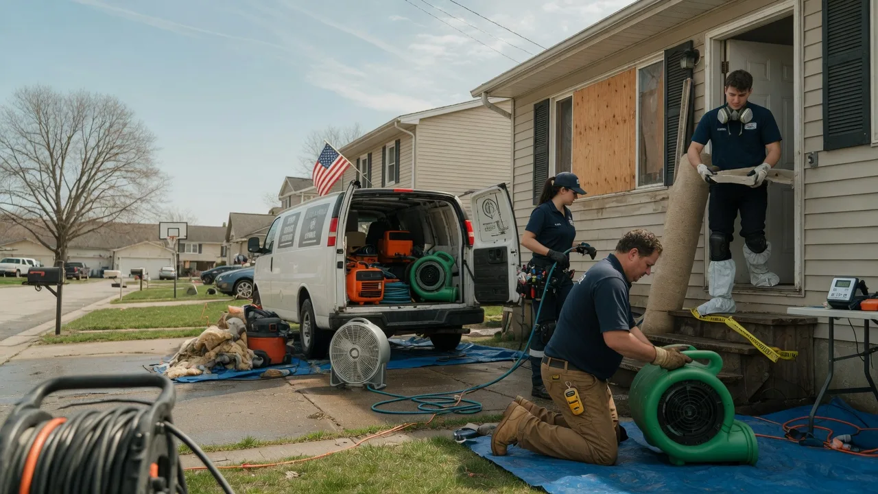 Water Damage Restoration in Andreas, PA near me